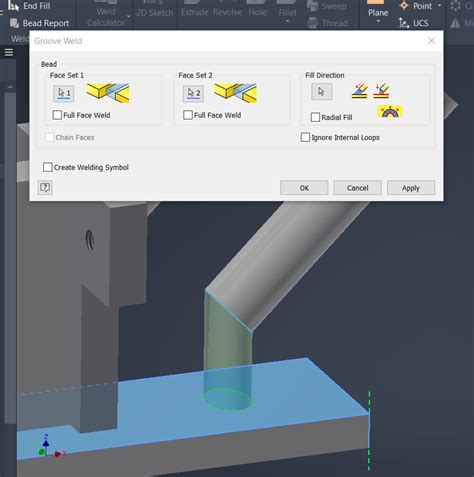 inventor groove weld sheet metal|Create weld bead features in weldments .